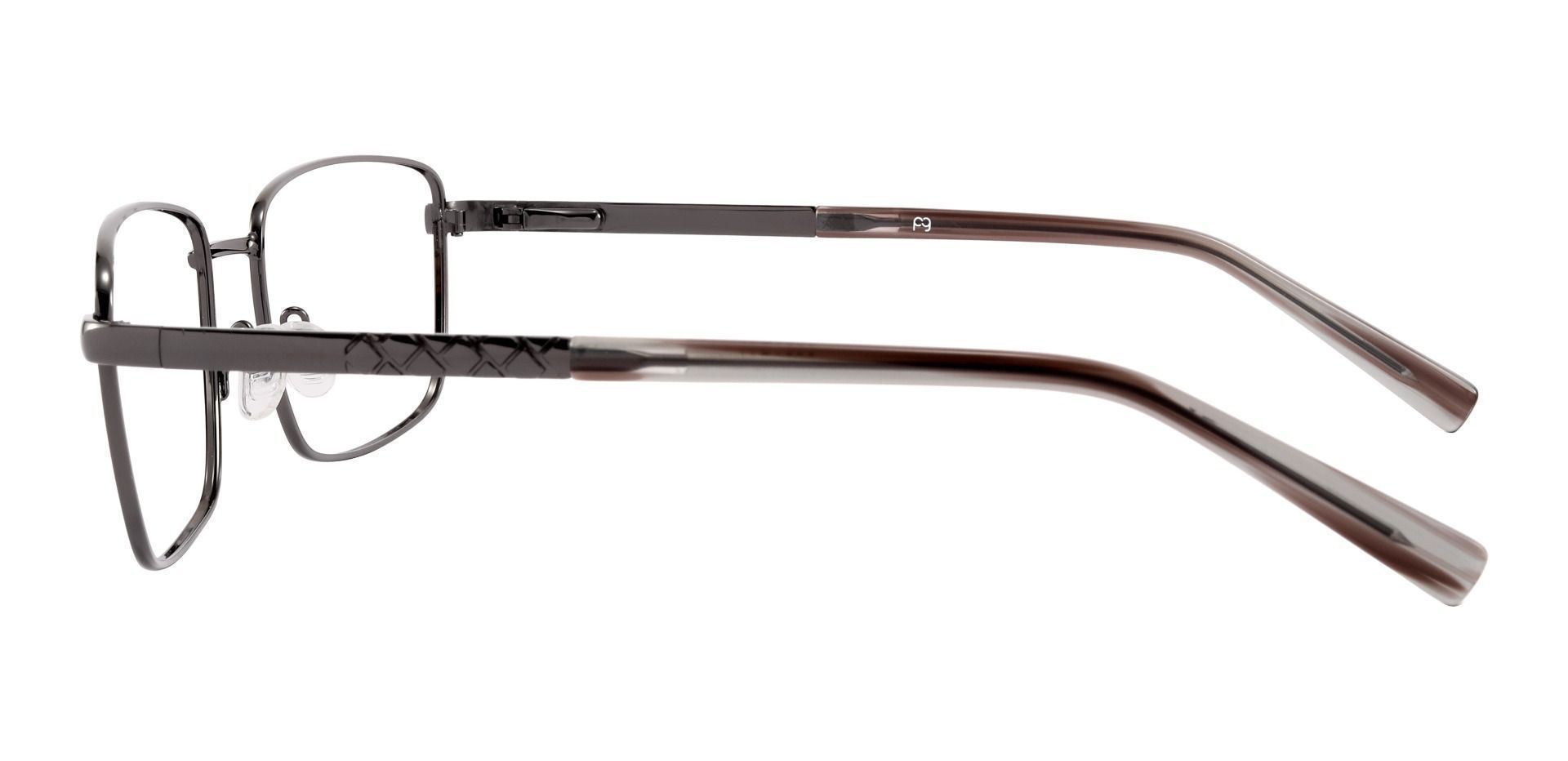 Marshall Rectangle Eyeglasses Frame - Gray