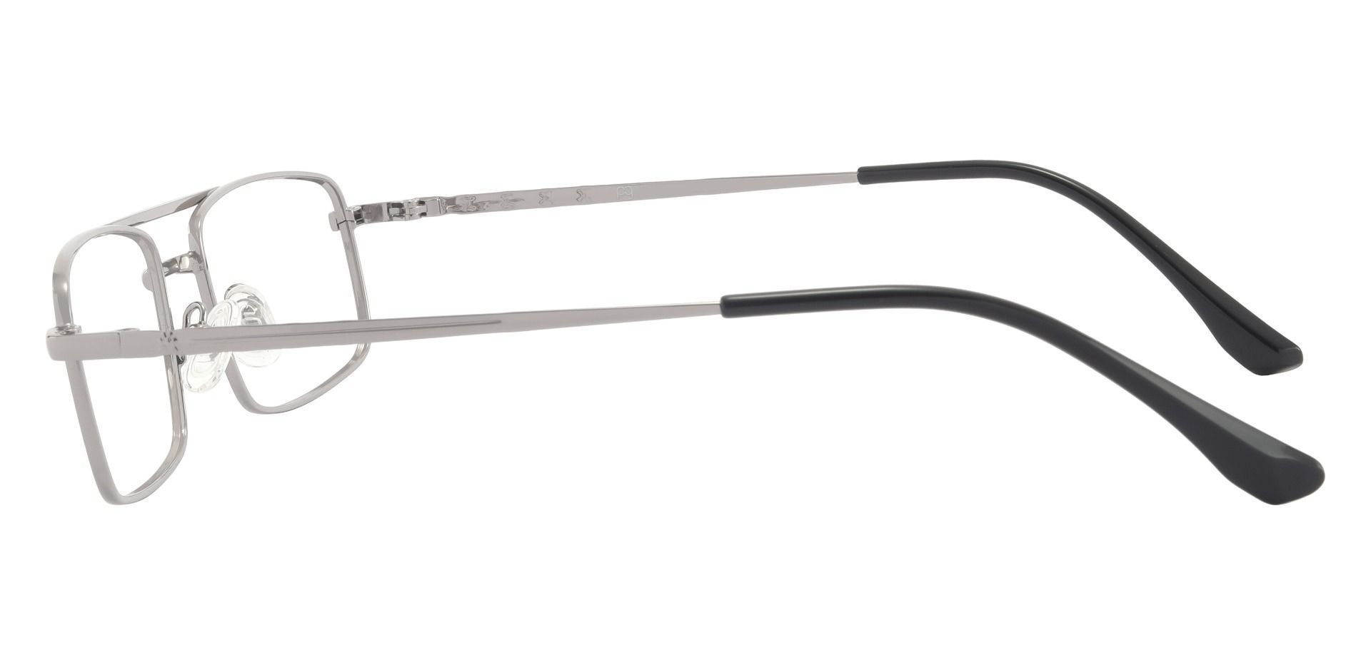 Ortega Aviator Prescription Glasses - Silver