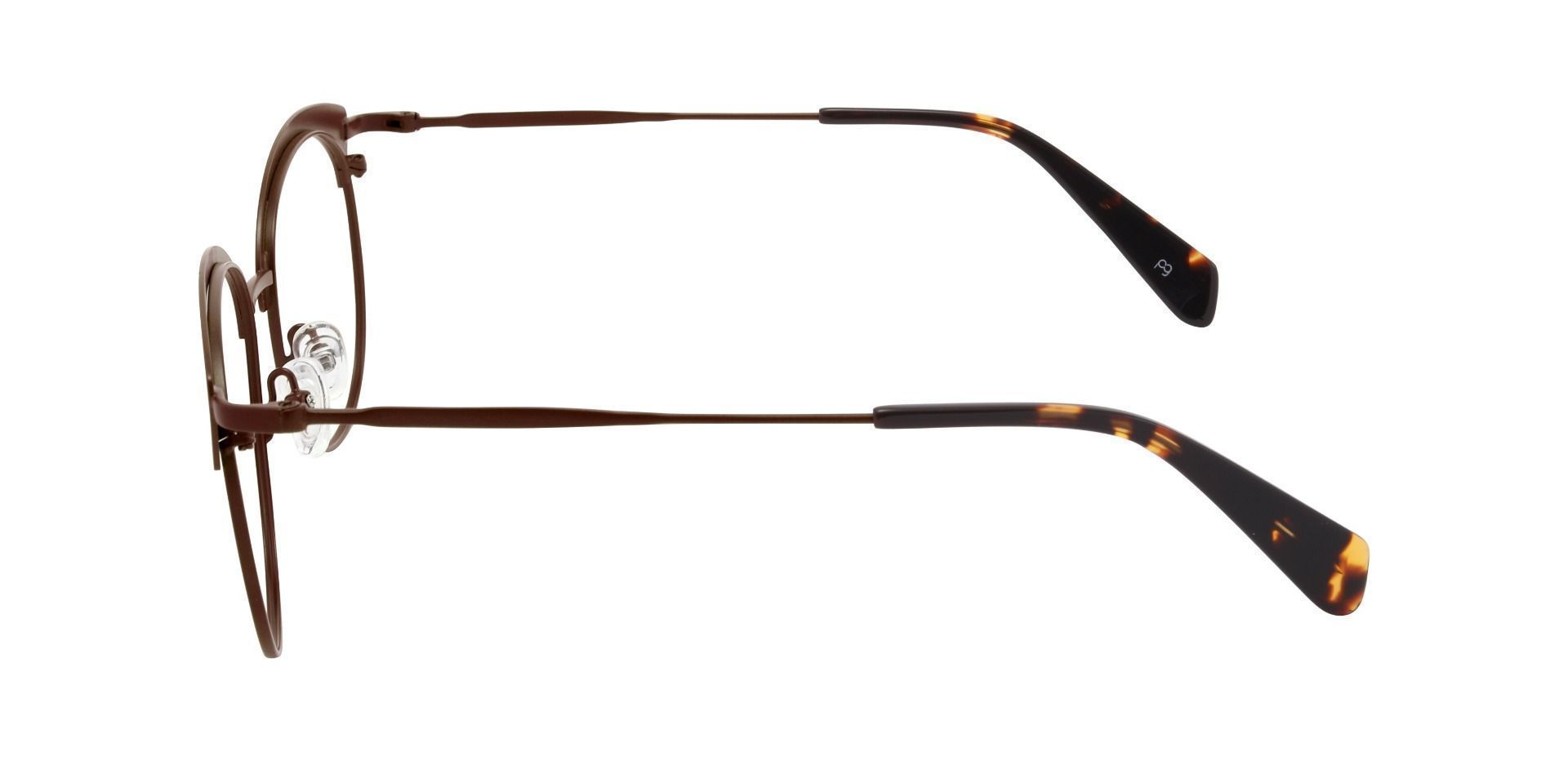 Loudon Browline Prescription Glasses - Brown