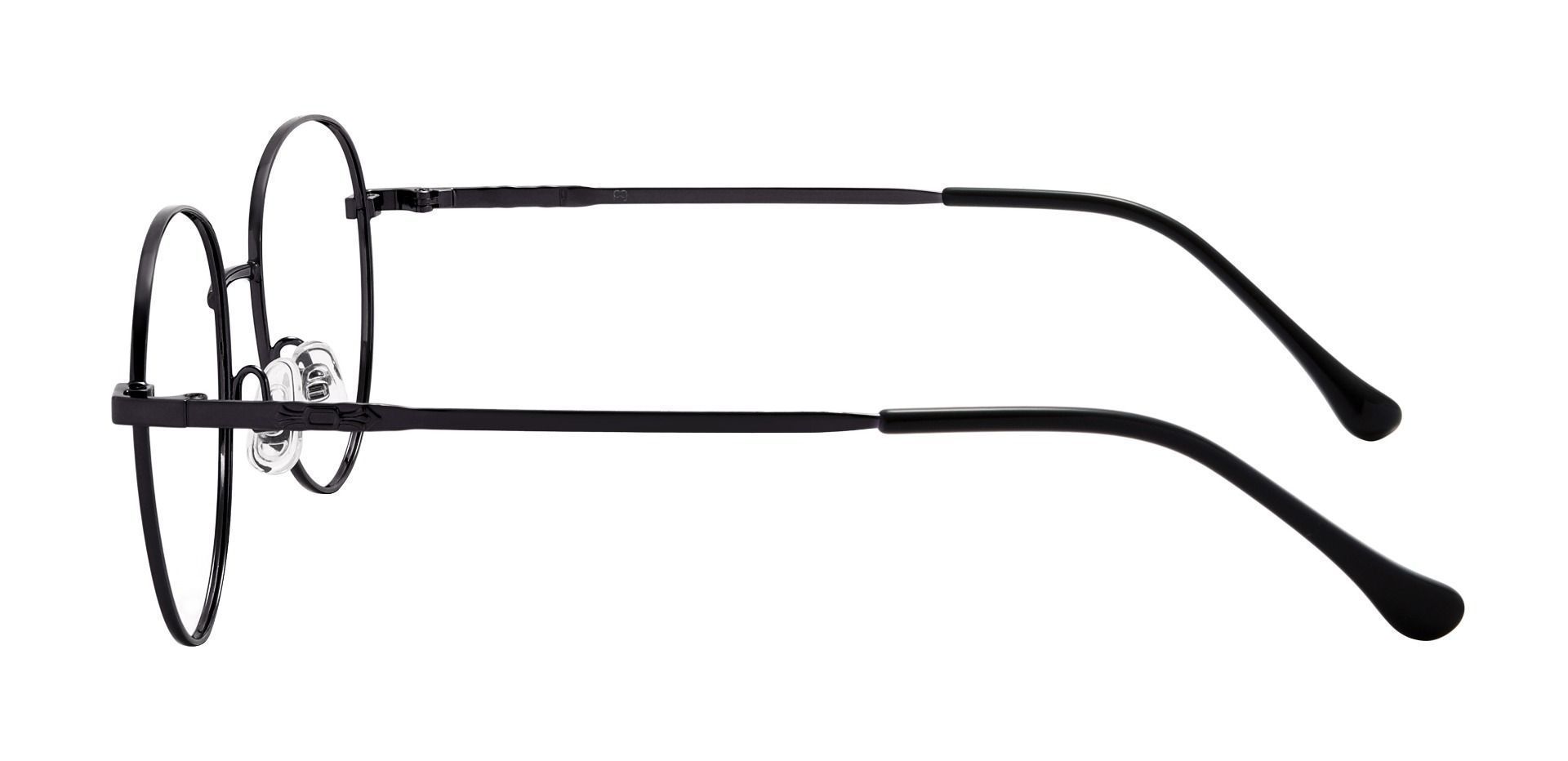 Vinita Oval Prescription Glasses - Black