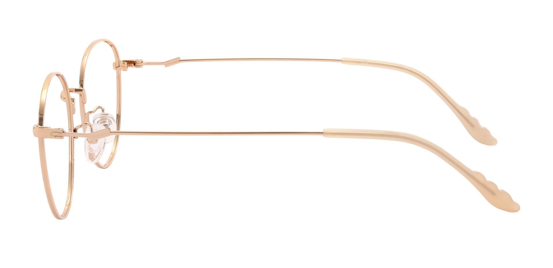 Calliope Oval Prescription Glasses - Gold