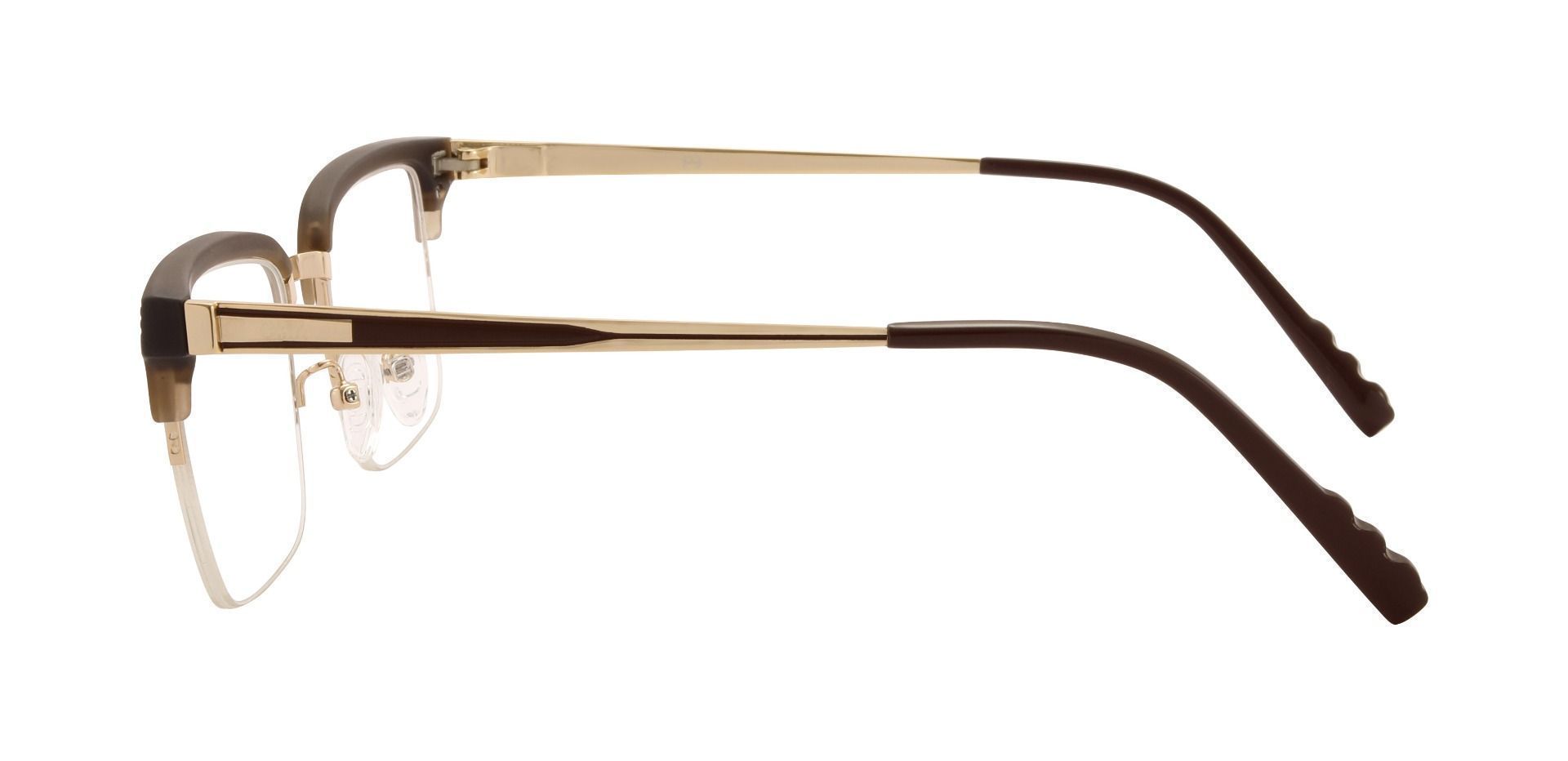 Orion Browline Prescription Glasses - Brown
