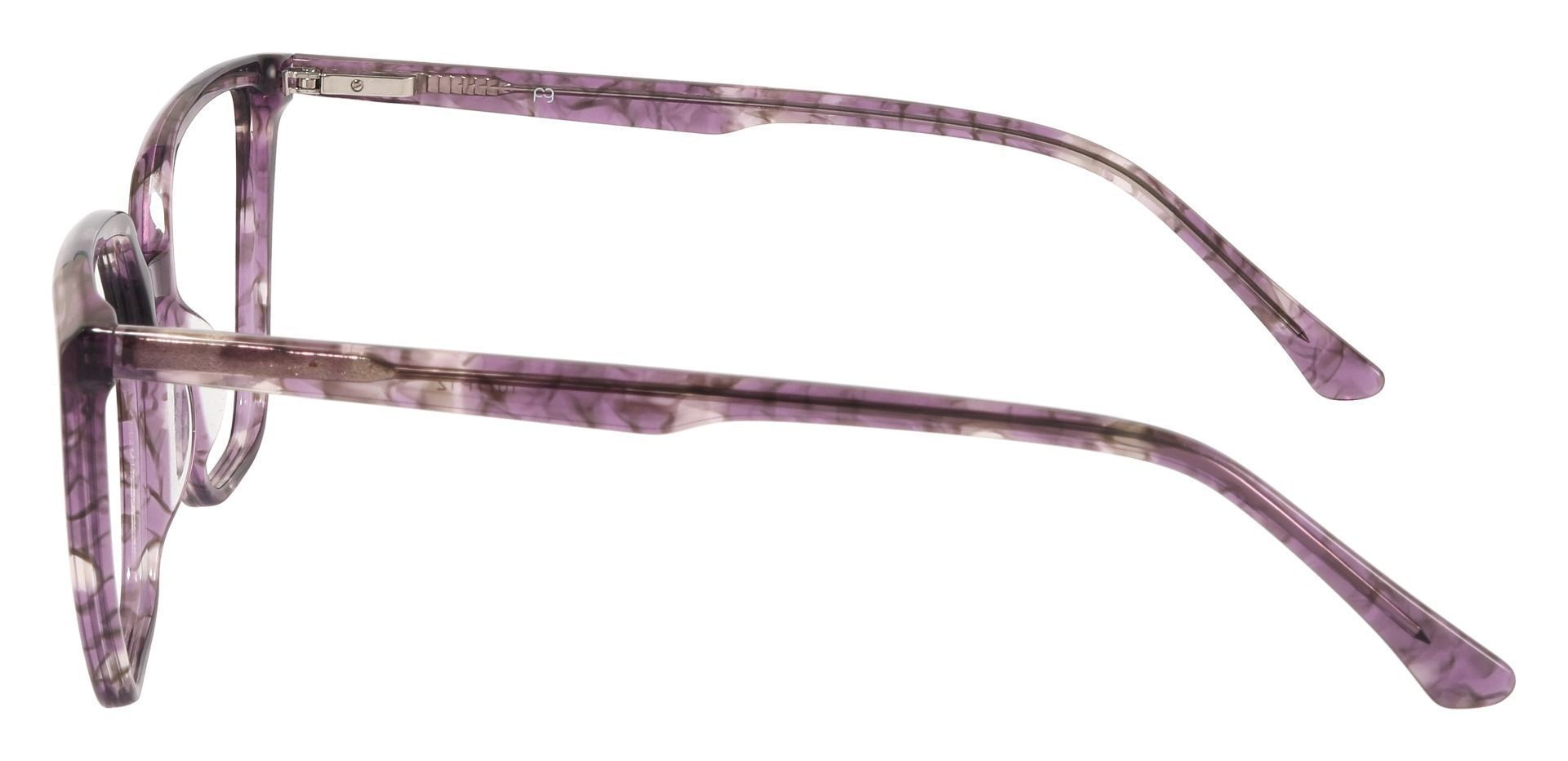 Chantilly Geometric Prescription Glasses - Purple