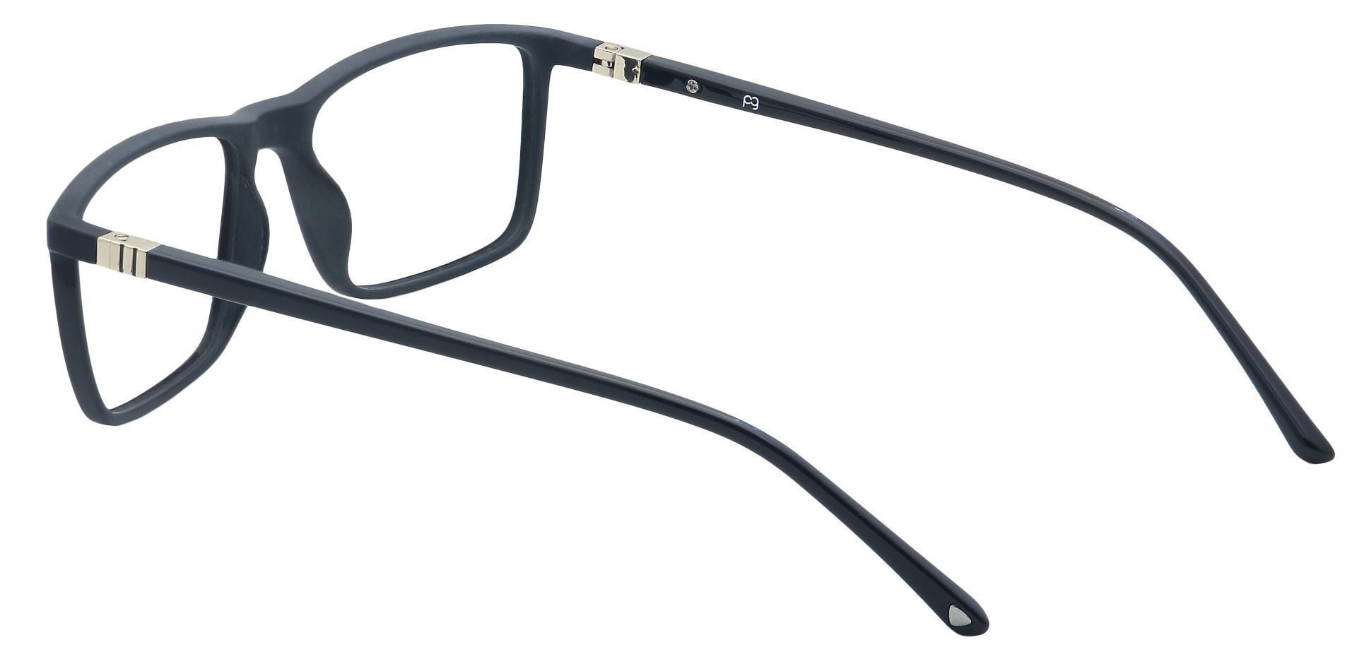 Quest Rectangle Lined Bifocal Glasses - Black
