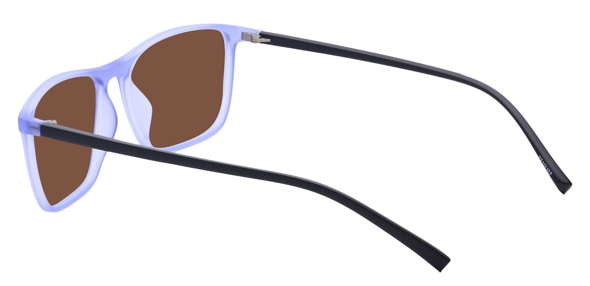 Candid Rectangle Reading Sunglasses - Blue Frame With Brown Lenses