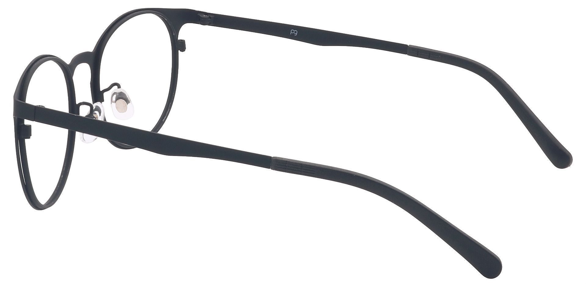 Wallace Oval Prescription Glasses - Black