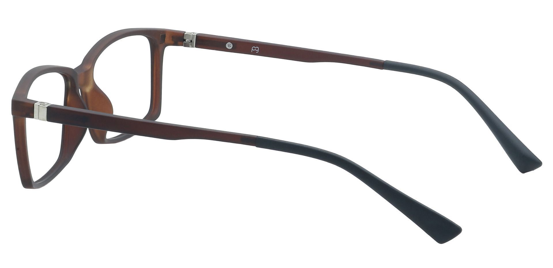 Tahoe Rectangle Non-Rx Glasses - Brown