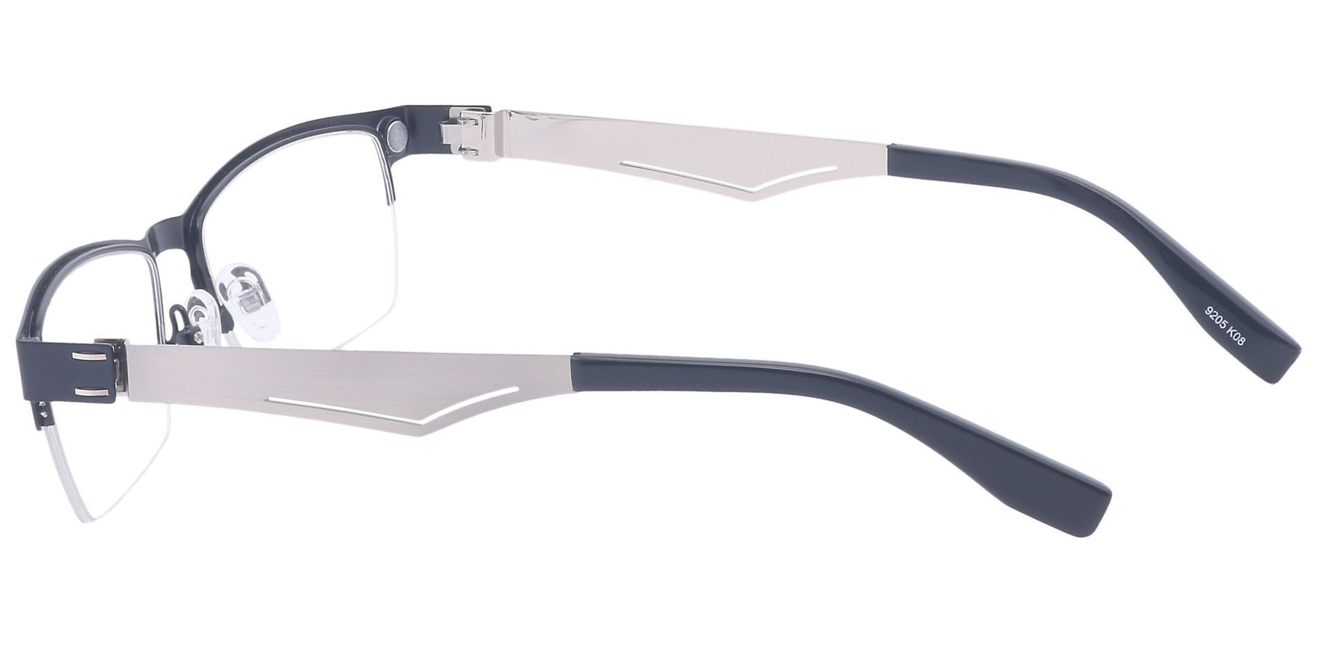 Stefani Rectangle Eyeglasses Frame - Black