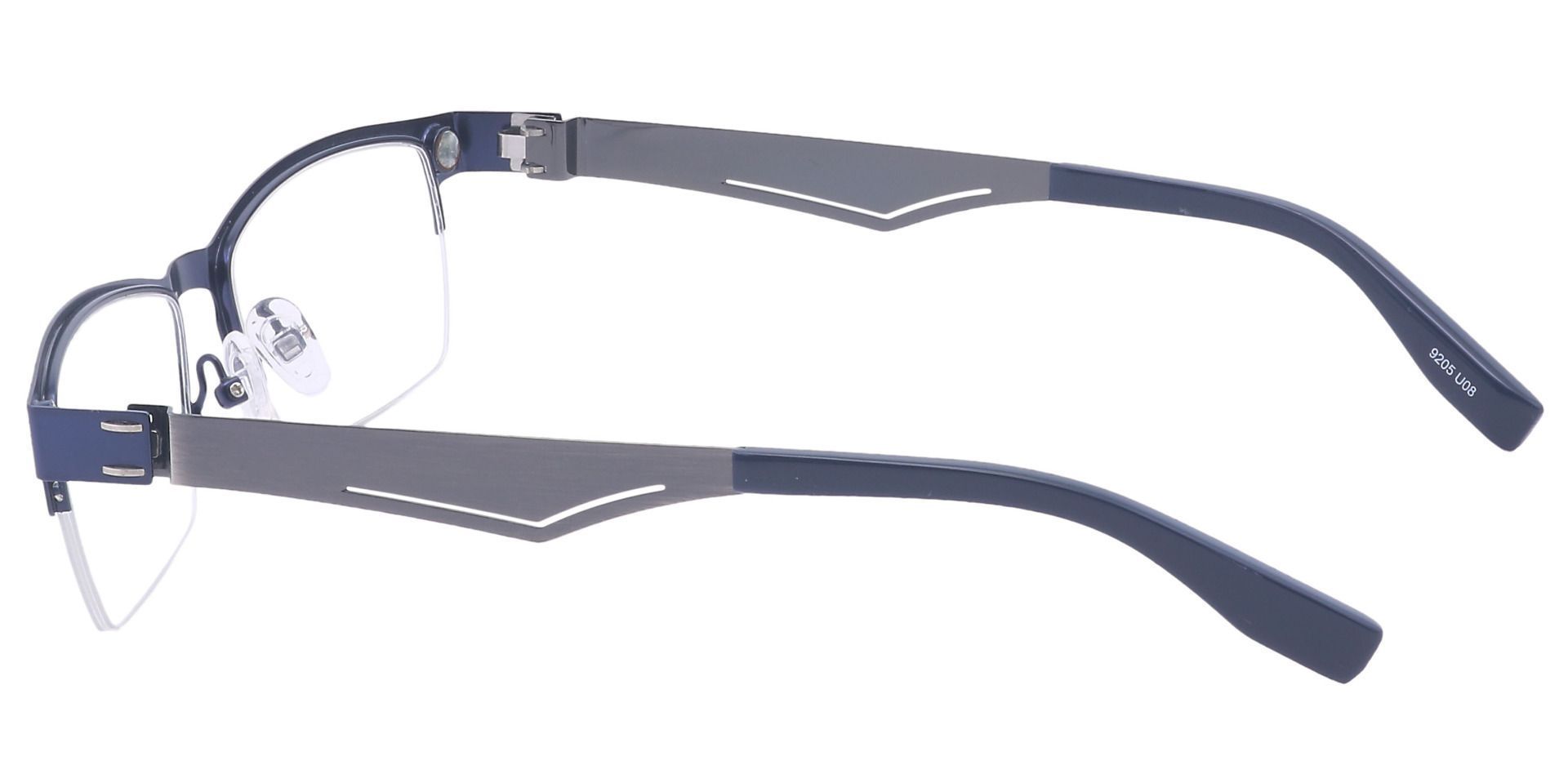 Stefani Rectangle Eyeglasses Frame - Blue