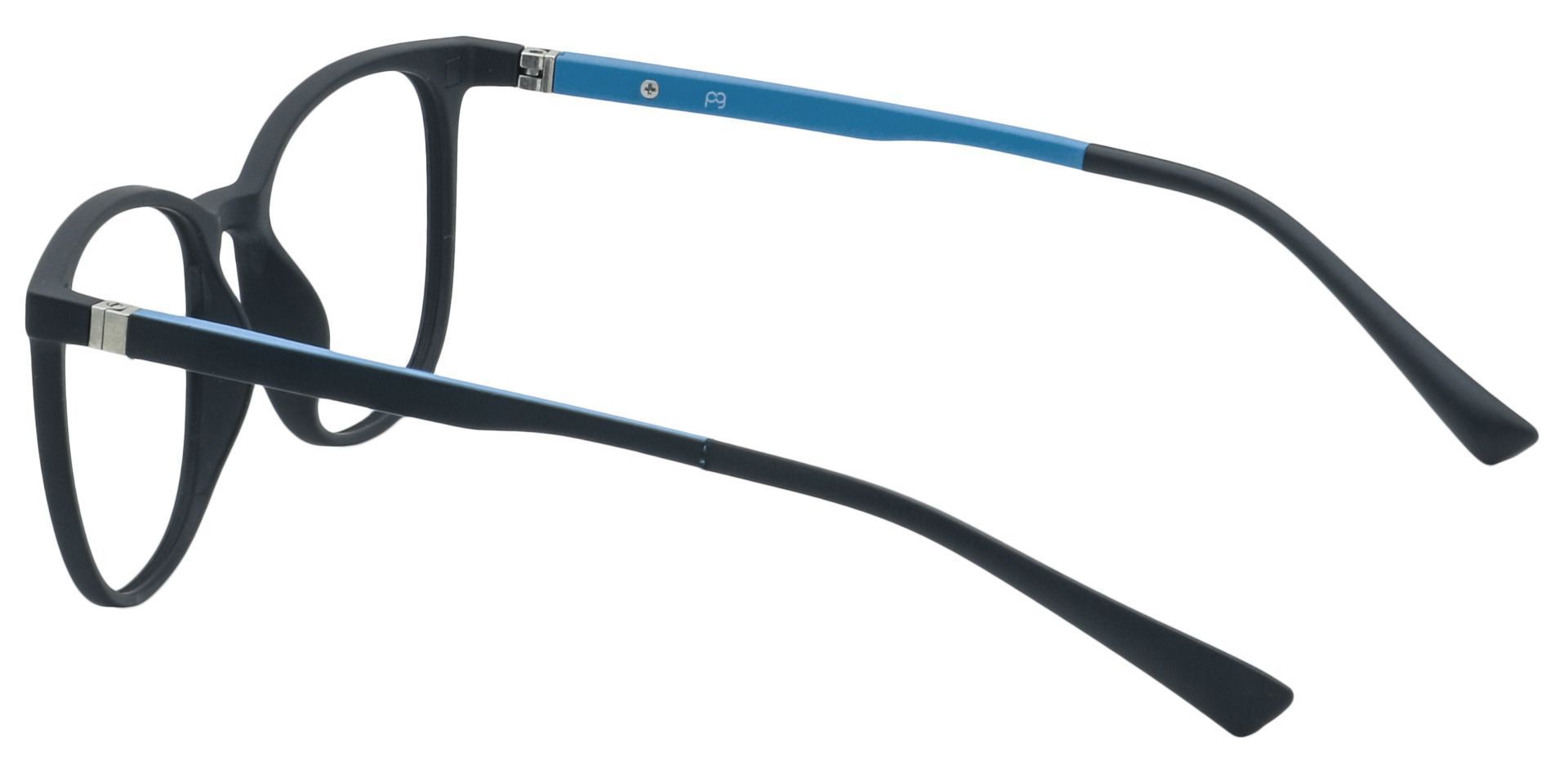 Alfie Square Non-Rx Glasses - Blue