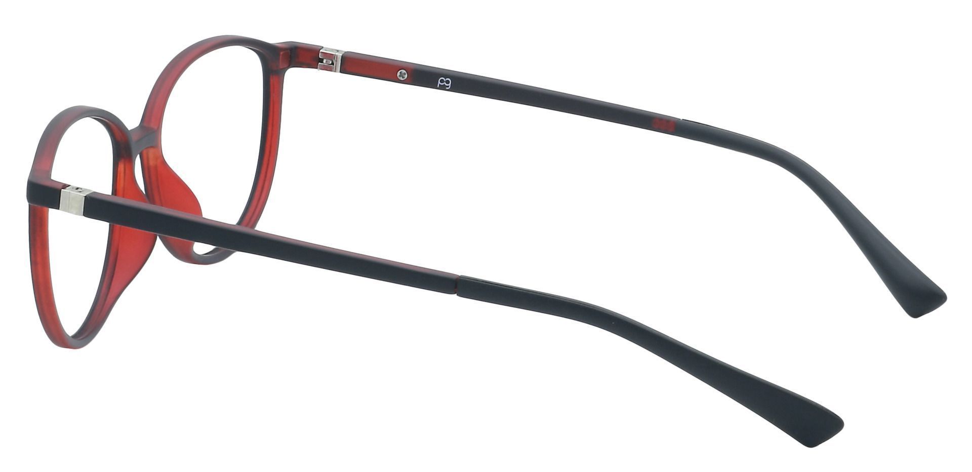 Melbourne Oval Progressive Glasses - Red