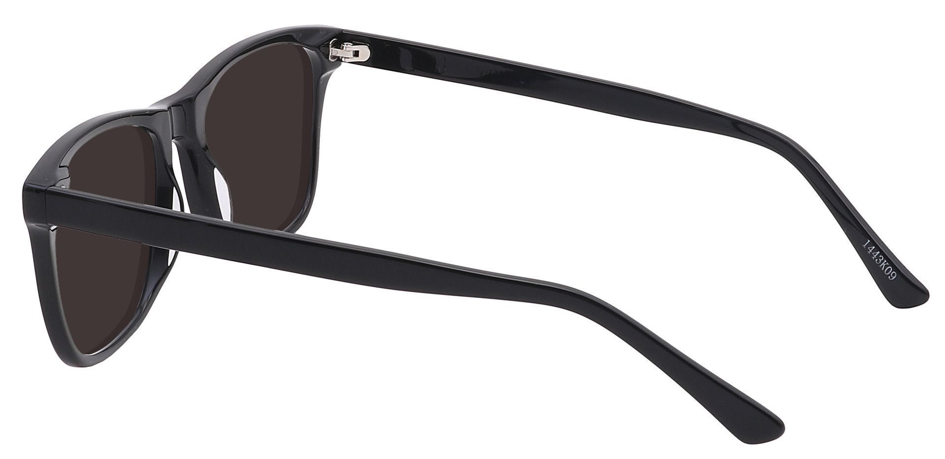 Cantina Square Lined Bifocal Sunglasses - Black Frame With Gray Lenses