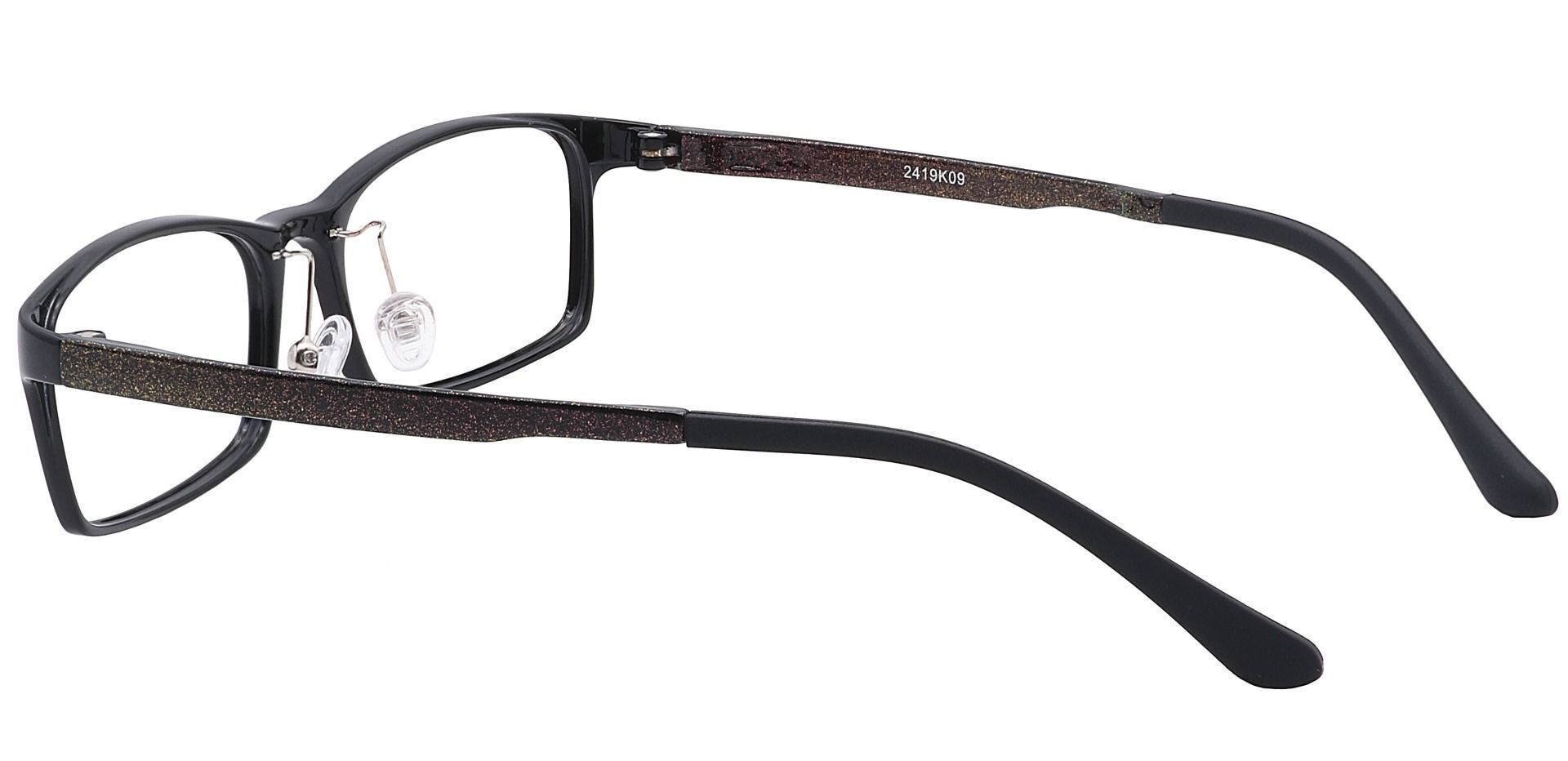 Hydra Rectangle Prescription Glasses - Black