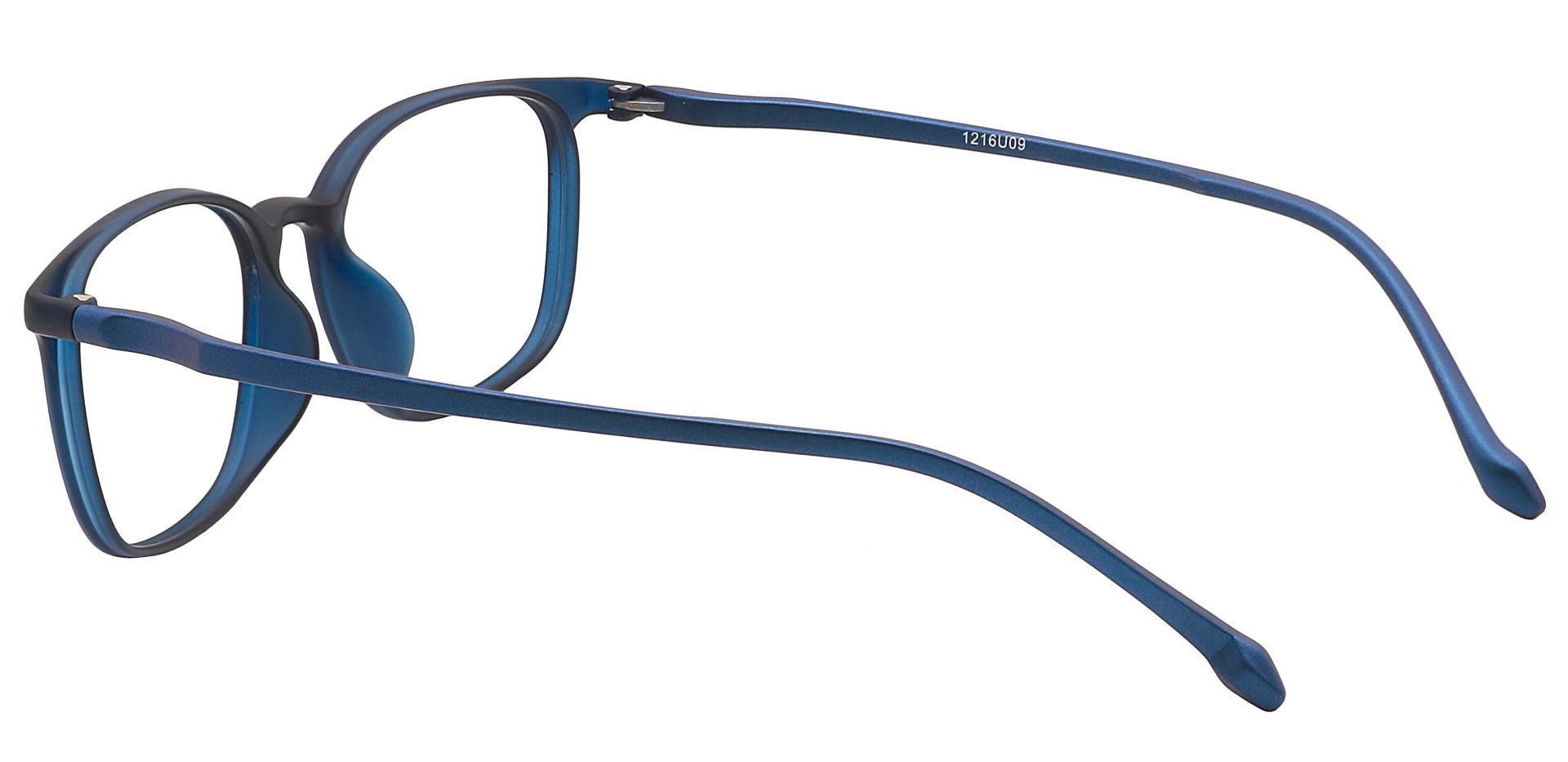 Alston Square Non-Rx Glasses - Blue