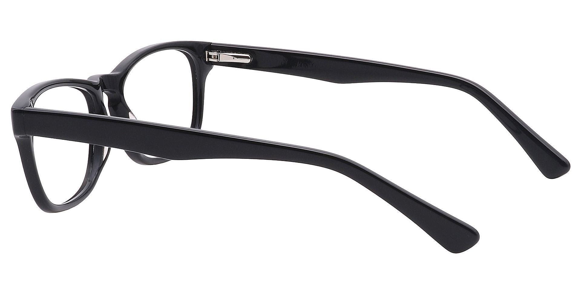 Morris Rectangle Eyeglasses Frame - Black