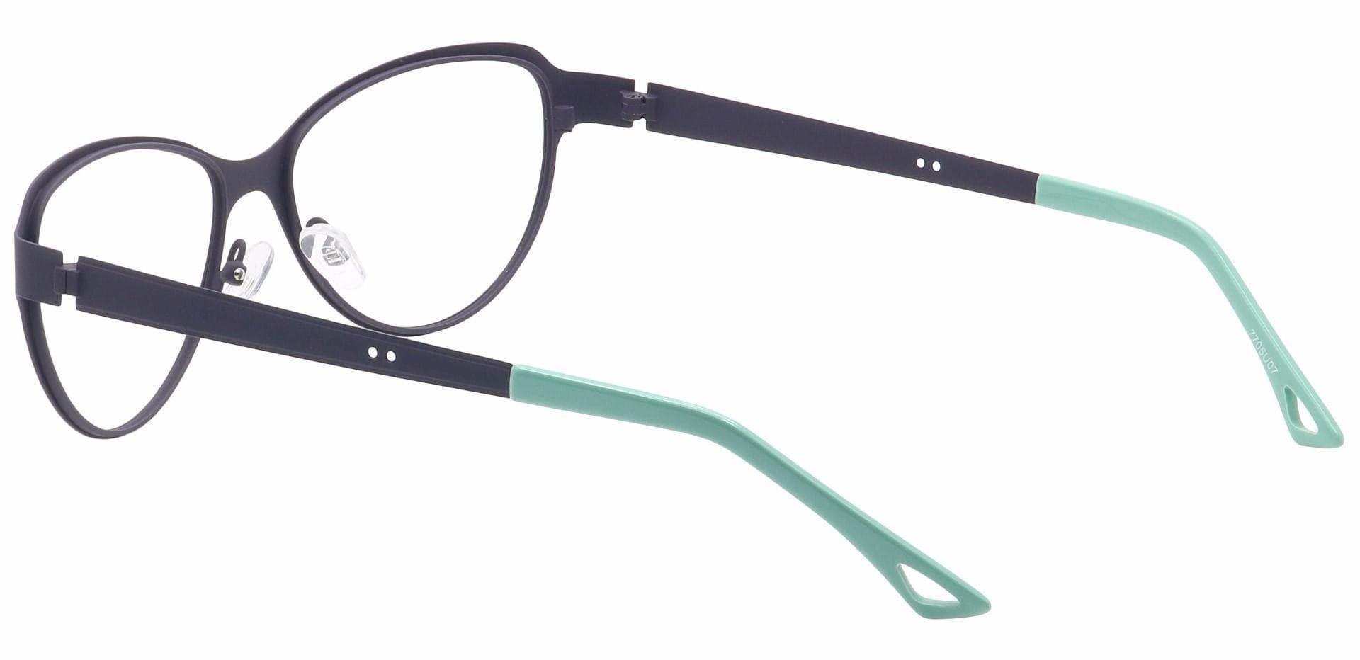 Sierra Cat-Eye Lined Bifocal Glasses - Blue