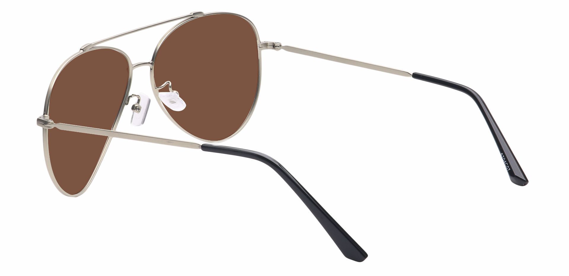 Journey Aviator Clear Single Vision Sunglasses