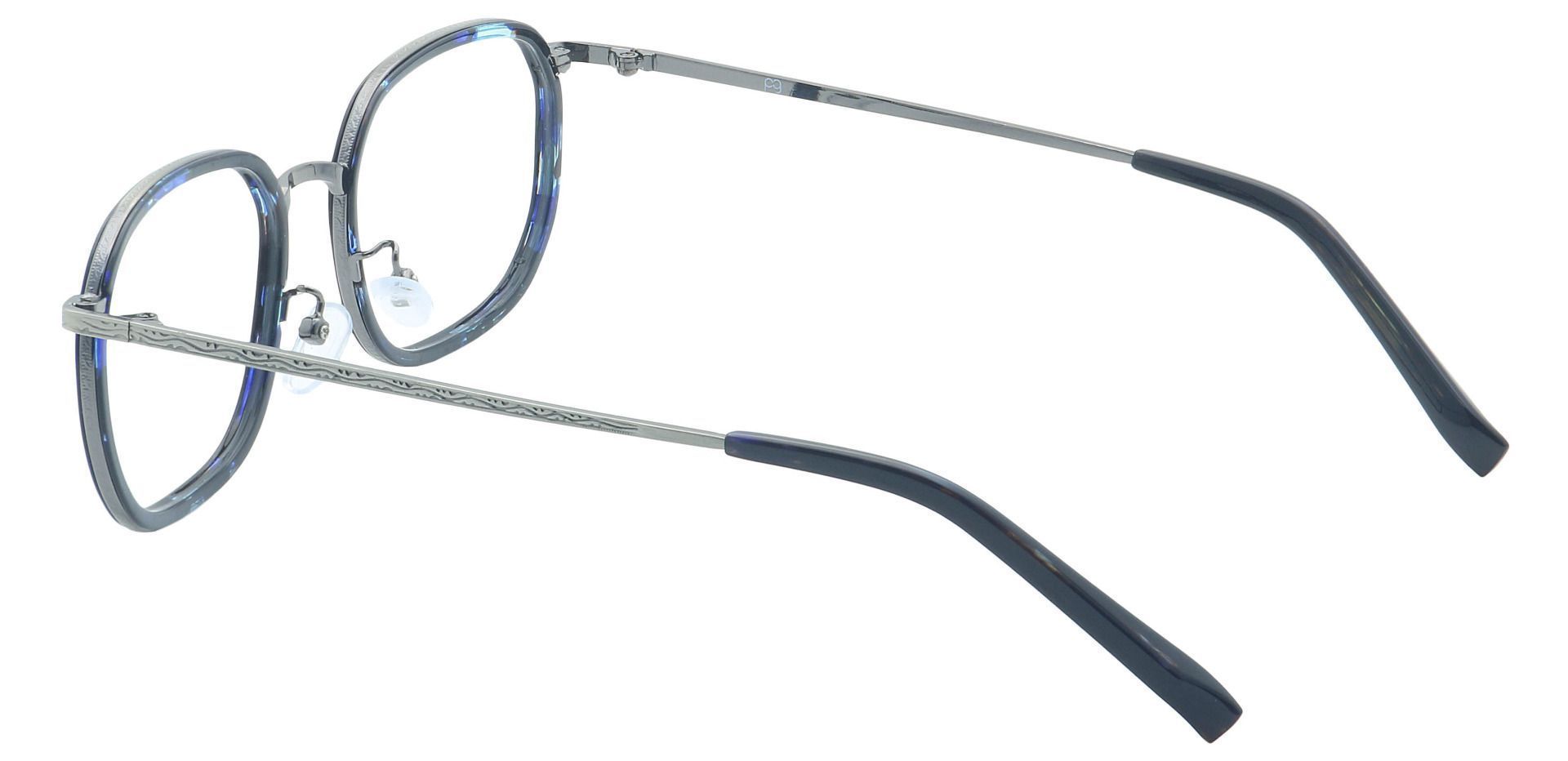 Harlem Oval Lined Bifocal Glasses - Blue