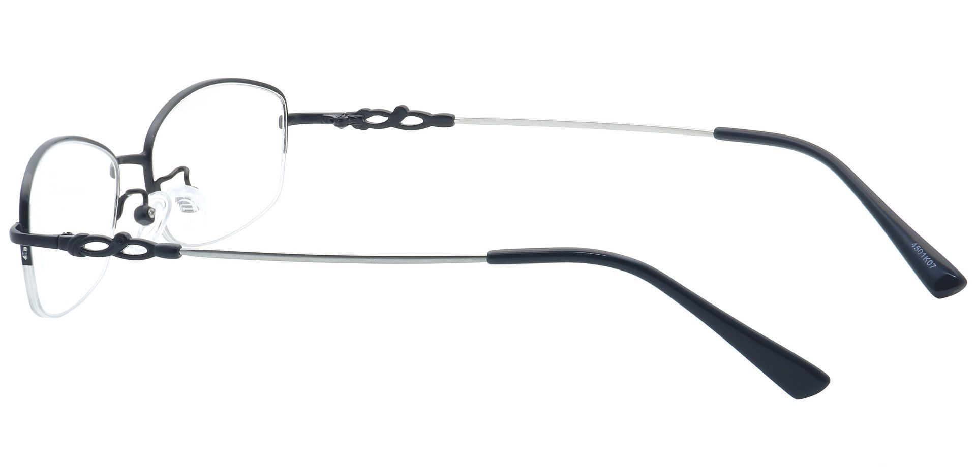 Meadowsweet Oval Prescription Glasses - Black
