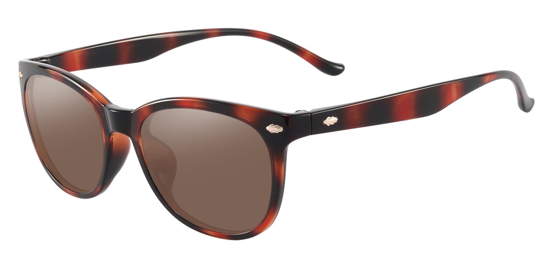 Pavilion Square Progressive Sunglasses - Tortoise Frame With Brown Lenses