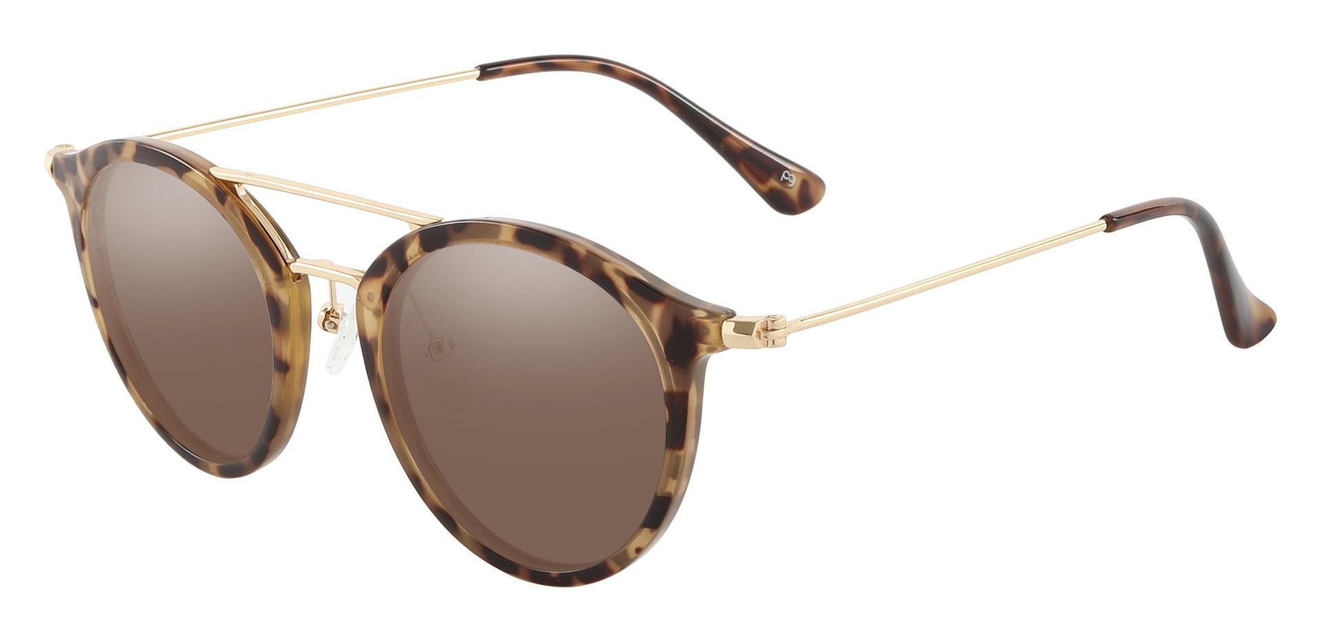 Malden Aviator Prescription Sunglasses - Tortoise Frame With Brown Lenses