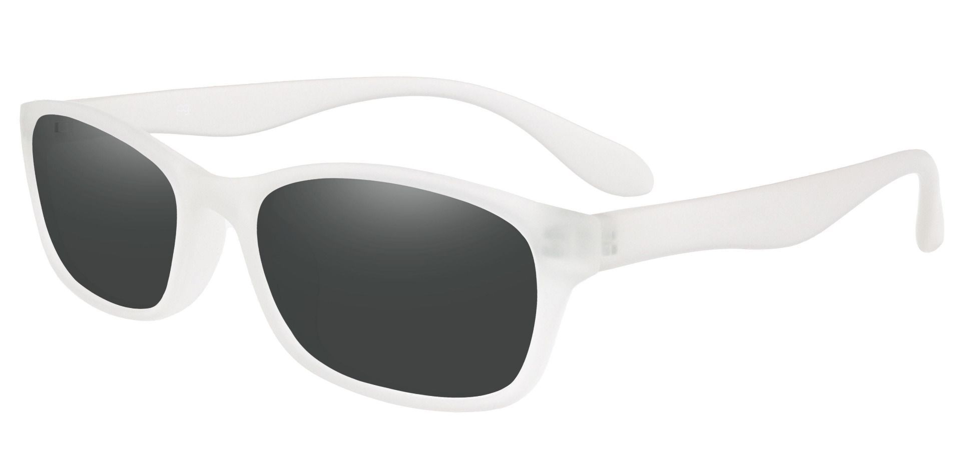 Jubilee Rectangle Single Vision Sunglasses Brown Frame With Gray