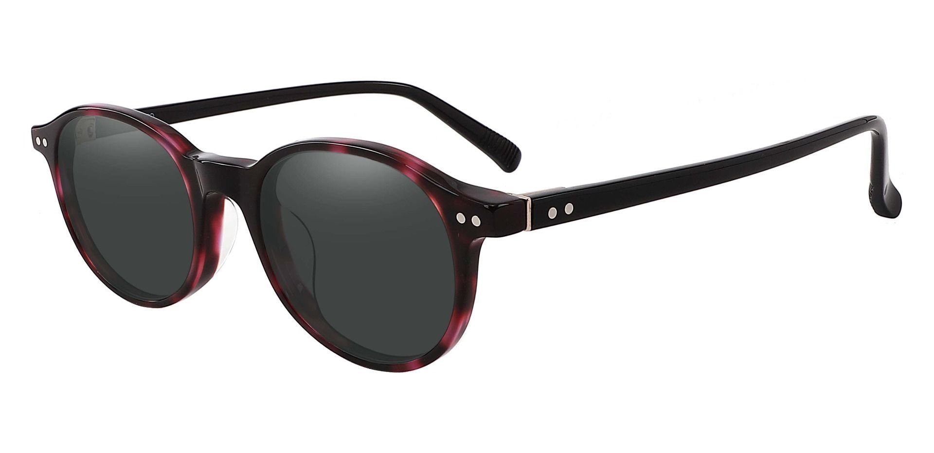 Avon Oval Prescription Sunglasses - Tortoise Frame With Gray Lenses