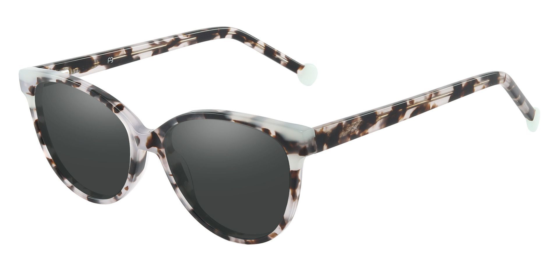 Wisdom Cat Eye Progressive Sunglasses - Multi Color Frame With Gray Lenses