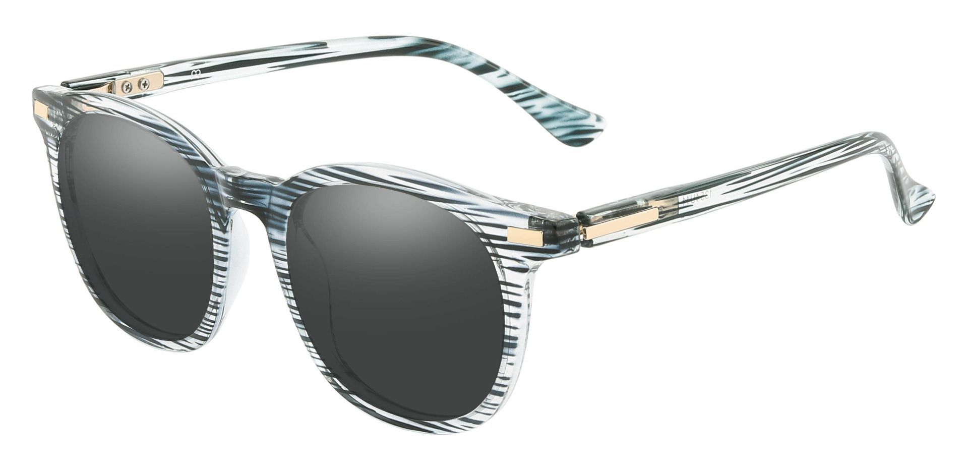 Cromwell Square Reading Sunglasses Blue Frame With Gray Lenses Men