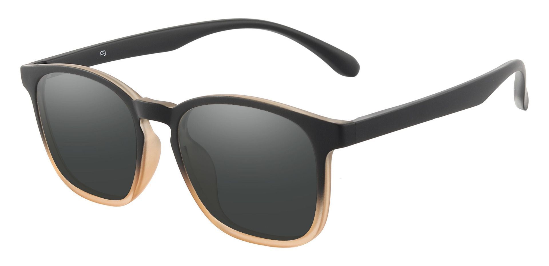 Gateway Square Reading Sunglasses - Brown Frame With Gray Lenses