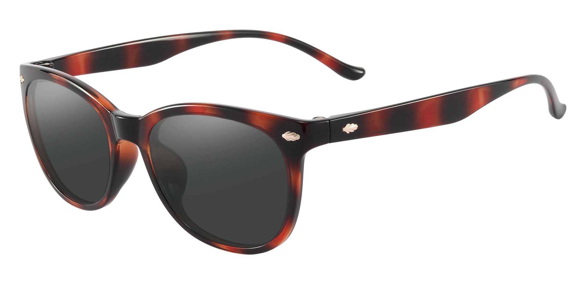 Pavilion Square Lined Bifocal Sunglasses - Tortoise Frame With Gray Lenses