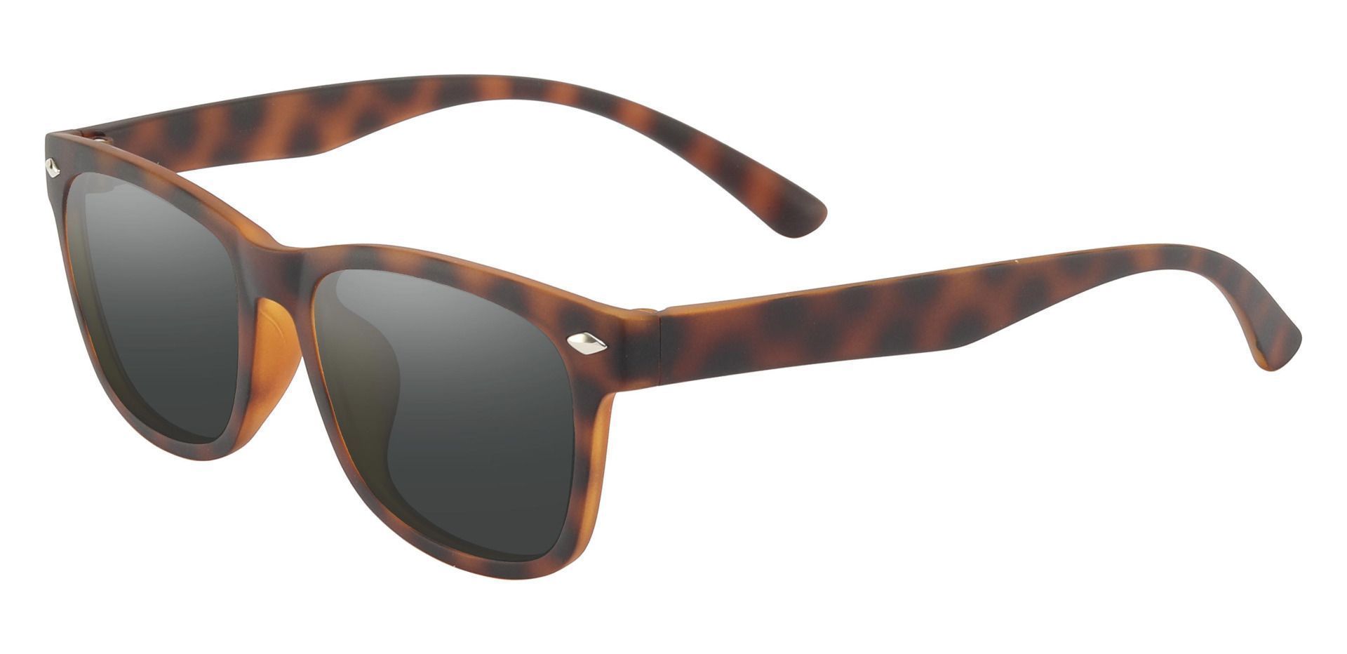 Shaler Square Lined Bifocal Sunglasses - Tortoise Frame With Gray Lenses