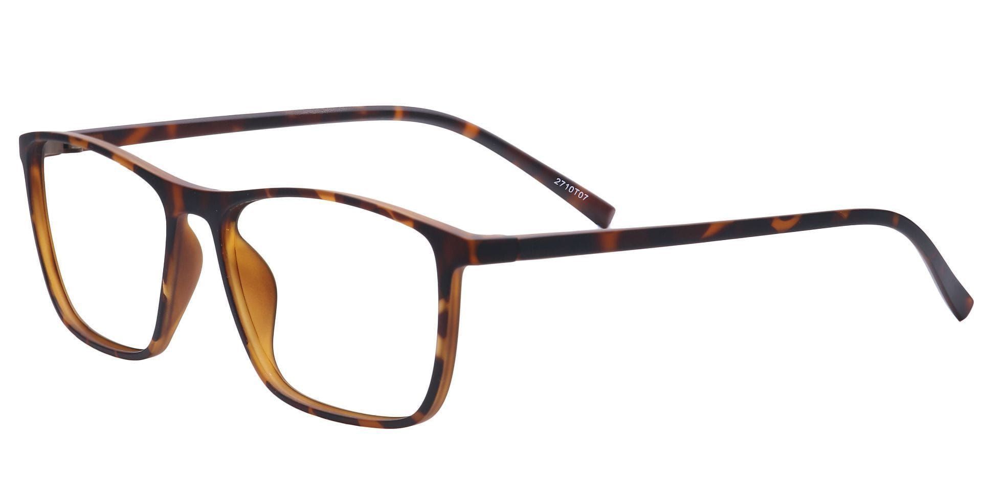 Candid Rectangle Lined Bifocal Glasses - Tortoise