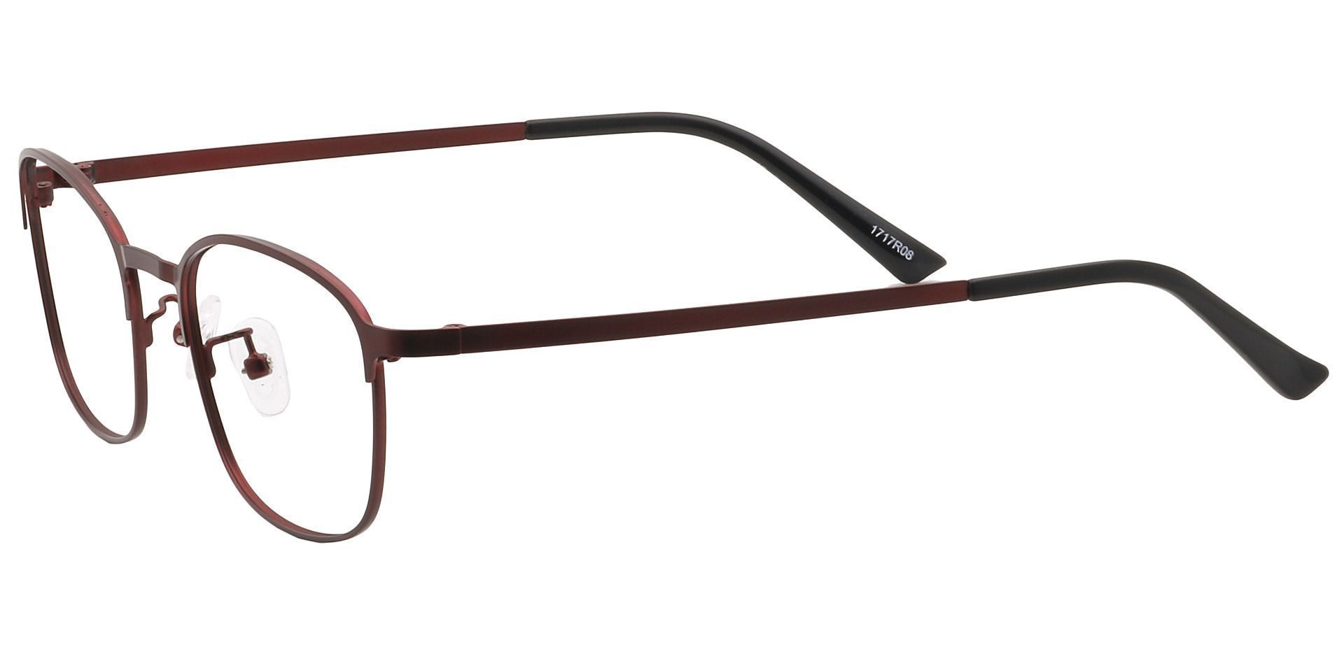 Carmen Square Non-Rx Glasses - Red