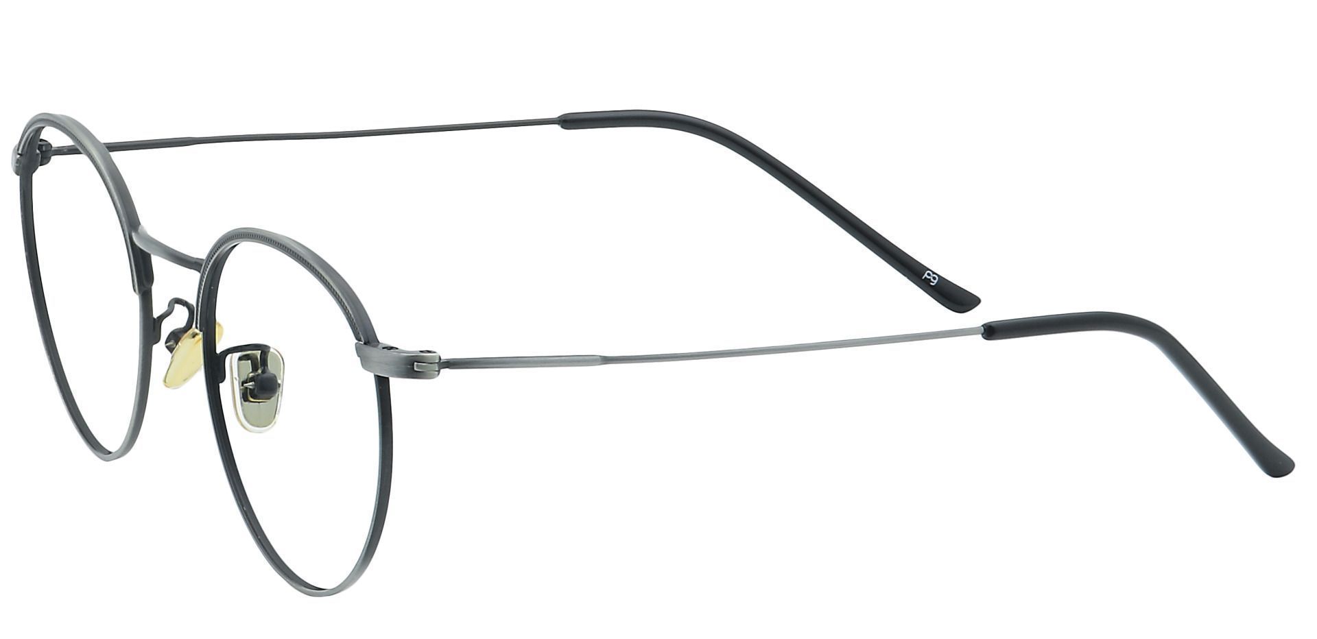 Cooper Oval Eyeglasses Frame - Gray | Men's Eyeglasses | Payne Glasses