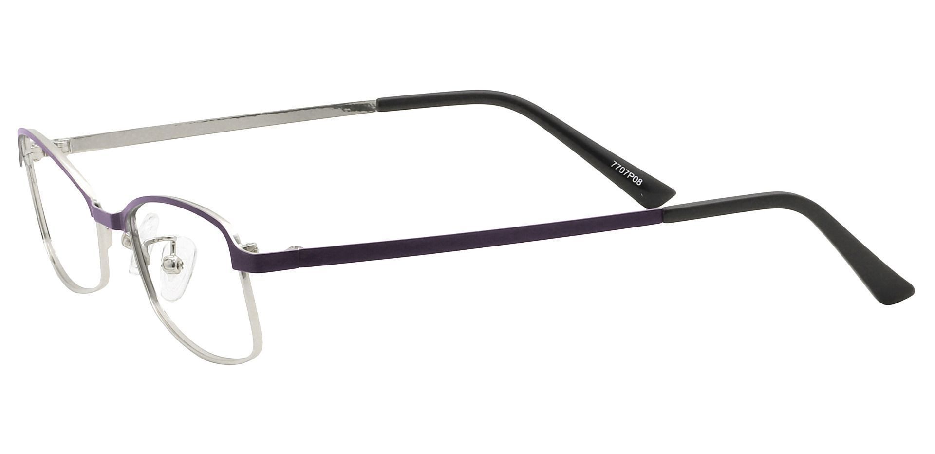 Shelby Rectangle Single Vision Glasses - Purple