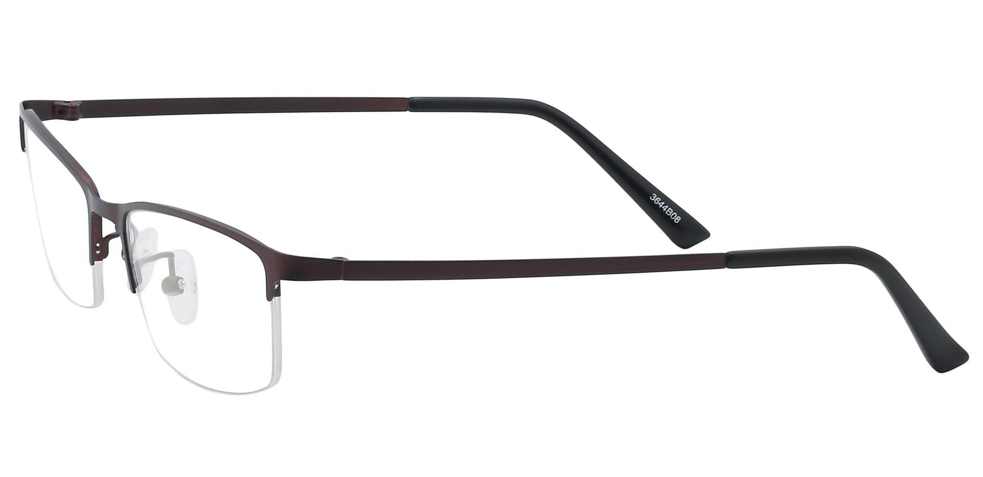 Parsley Rectangle Eyeglasses Frame - Brown