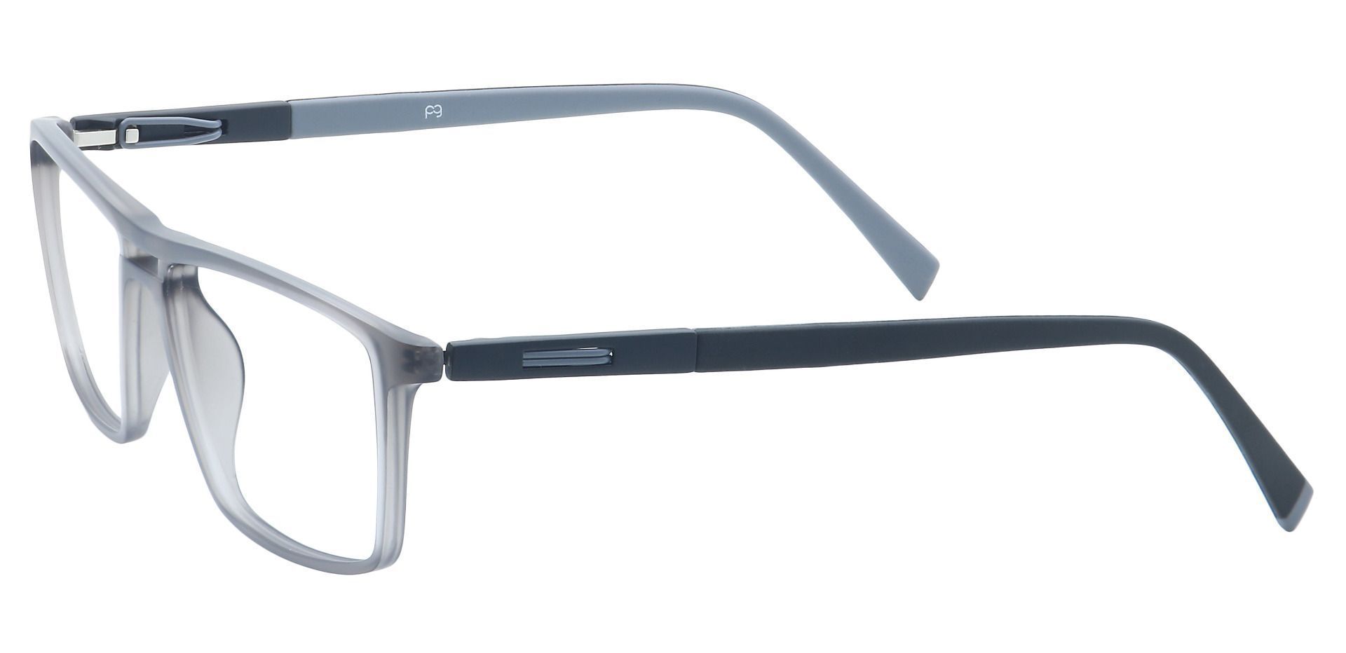 Covone Rectangle Eyeglasses Frame - Gray