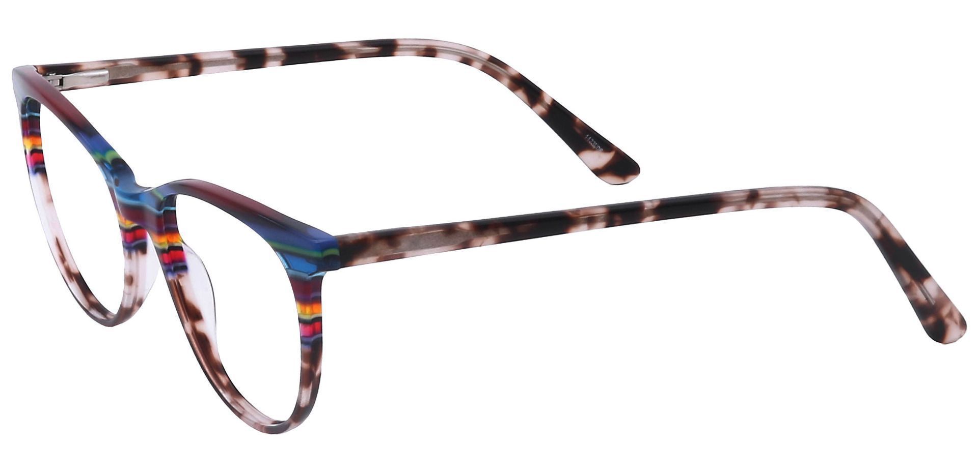 Patagonia Oval Eyeglasses Frame - Multi Colored Stripes