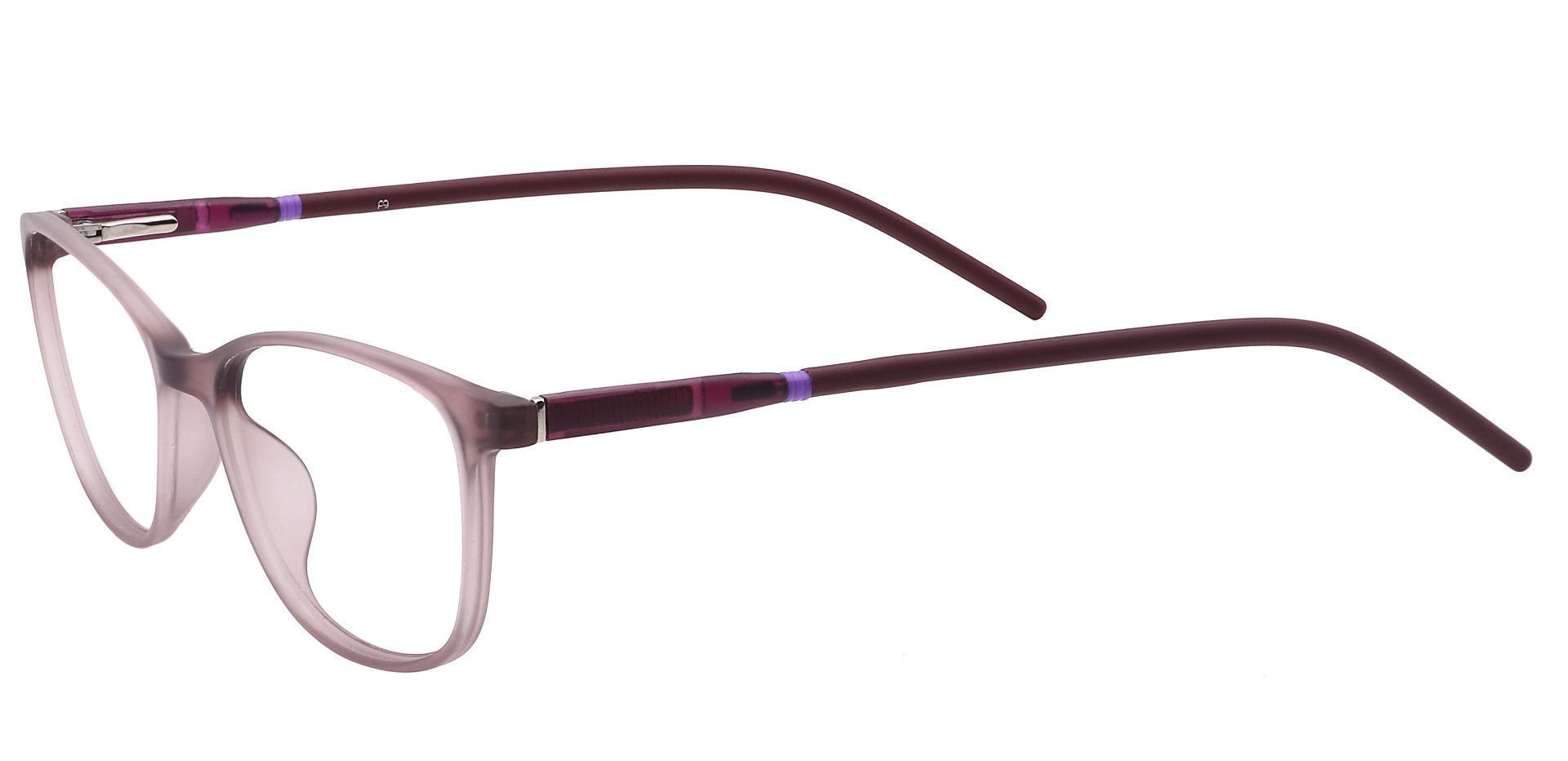 Hazel Square Progressive Glasses - Purple