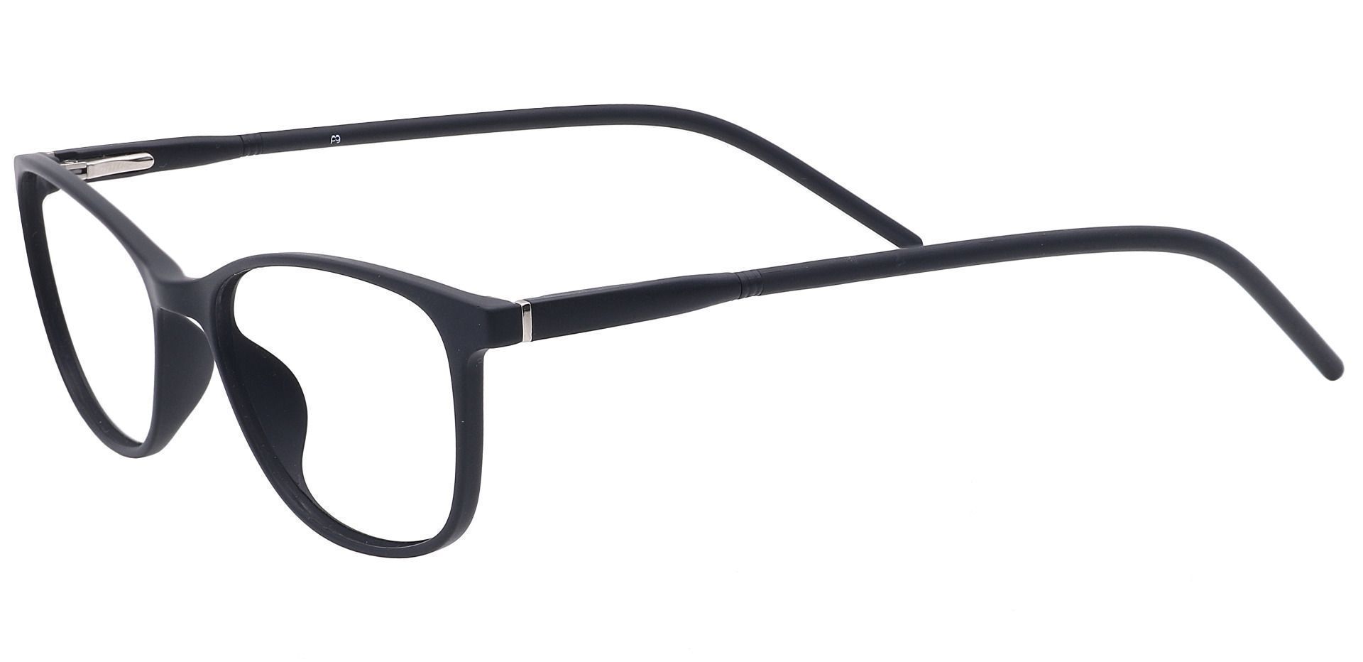 Hazel Square Prescription Glasses - Black