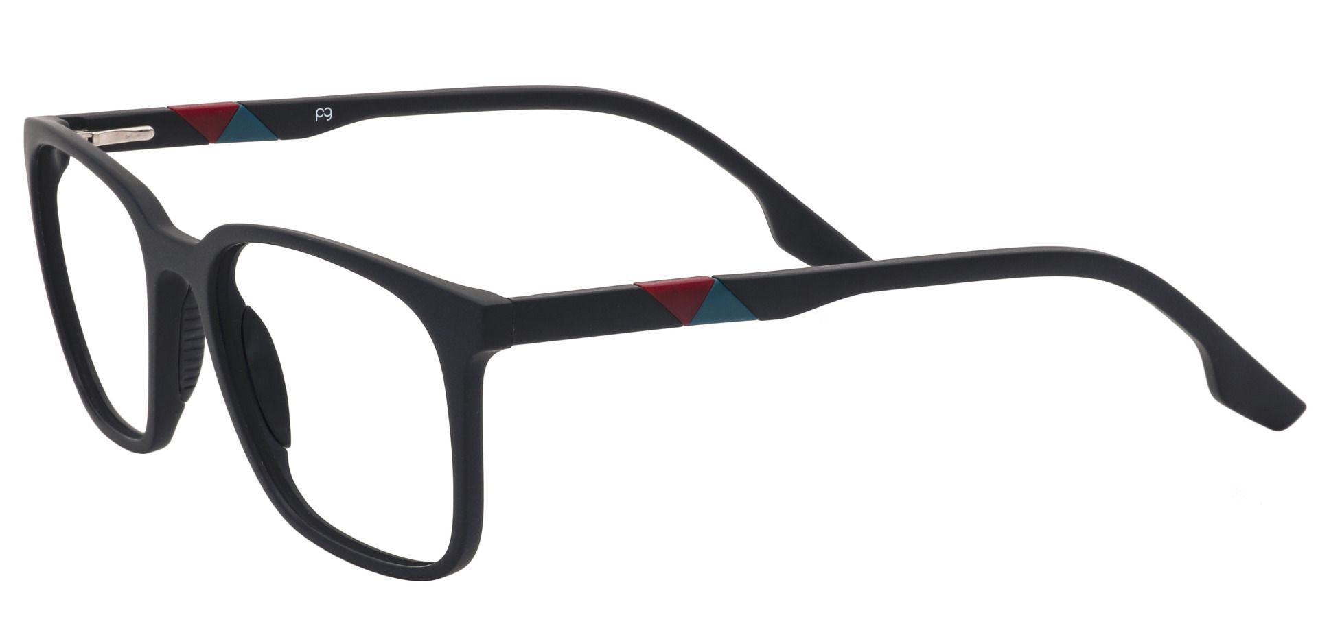 Dante Square Eyeglasses Frame - Black