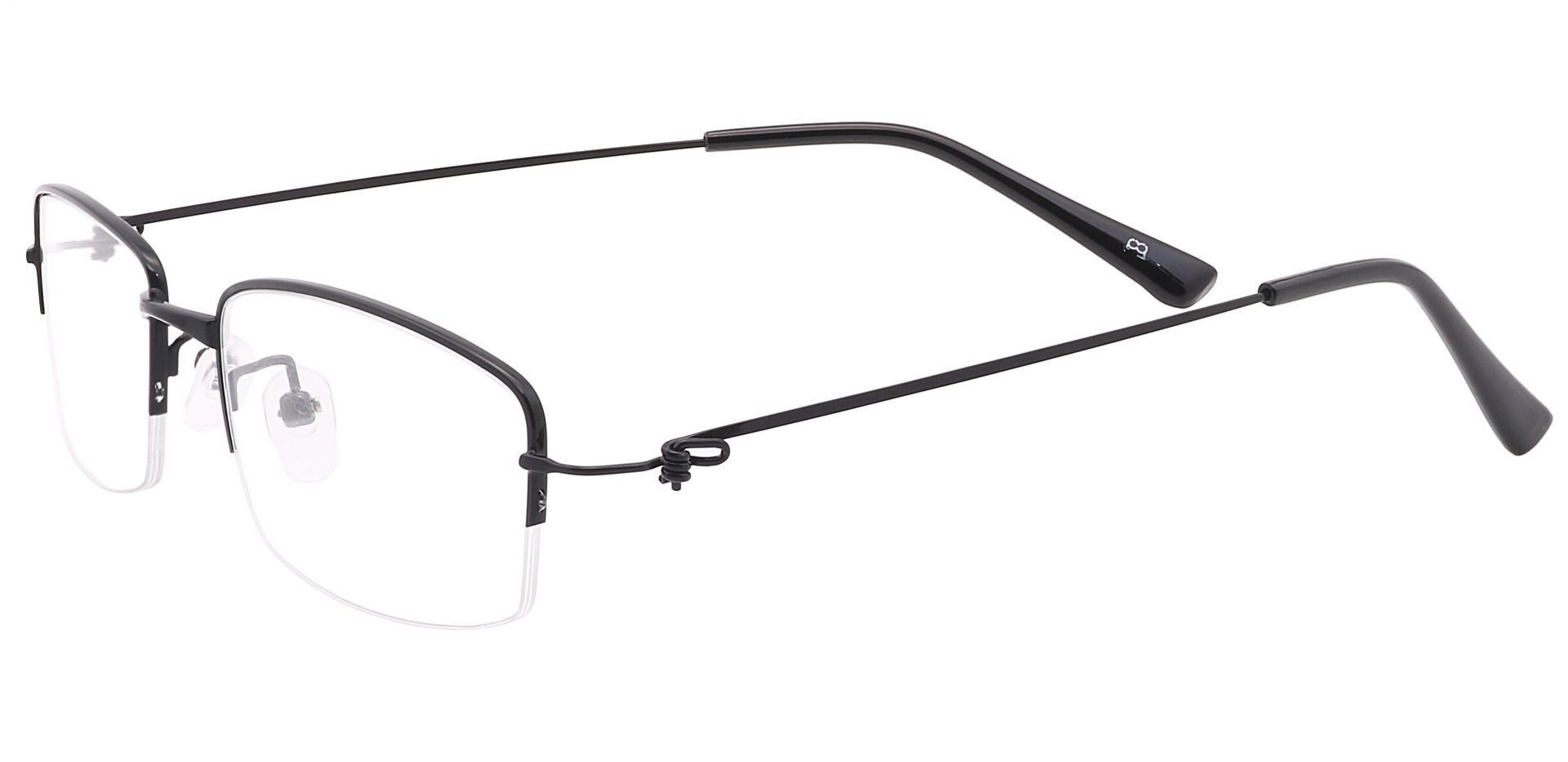 Wyoming Rectangle Prescription Glasses - Black
