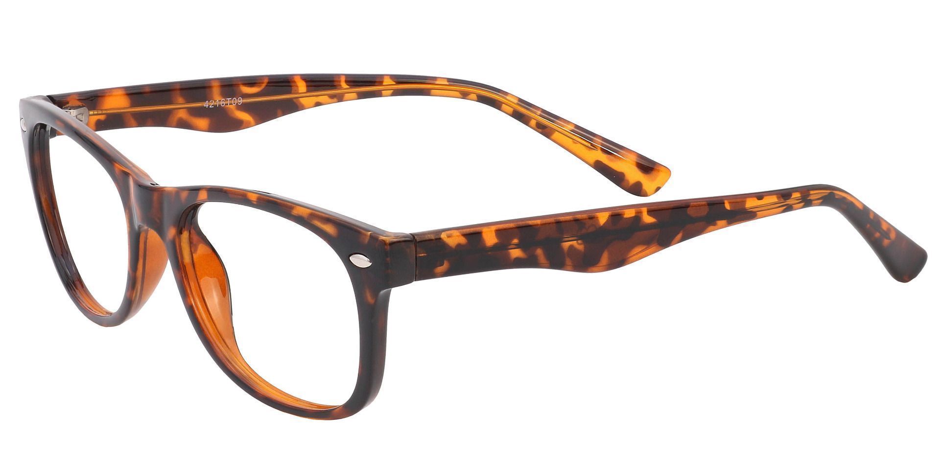 Leland Rectangle Prescription Glasses - Tortoiseshell