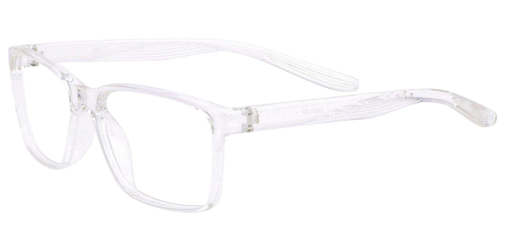 Berlin Rectangle Lined Bifocal Glasses - Clear