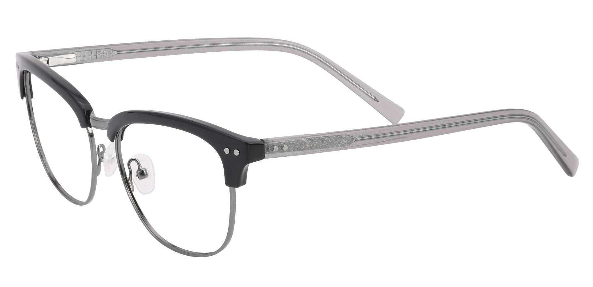 Monroe Browline Progressive Glasses - Gray