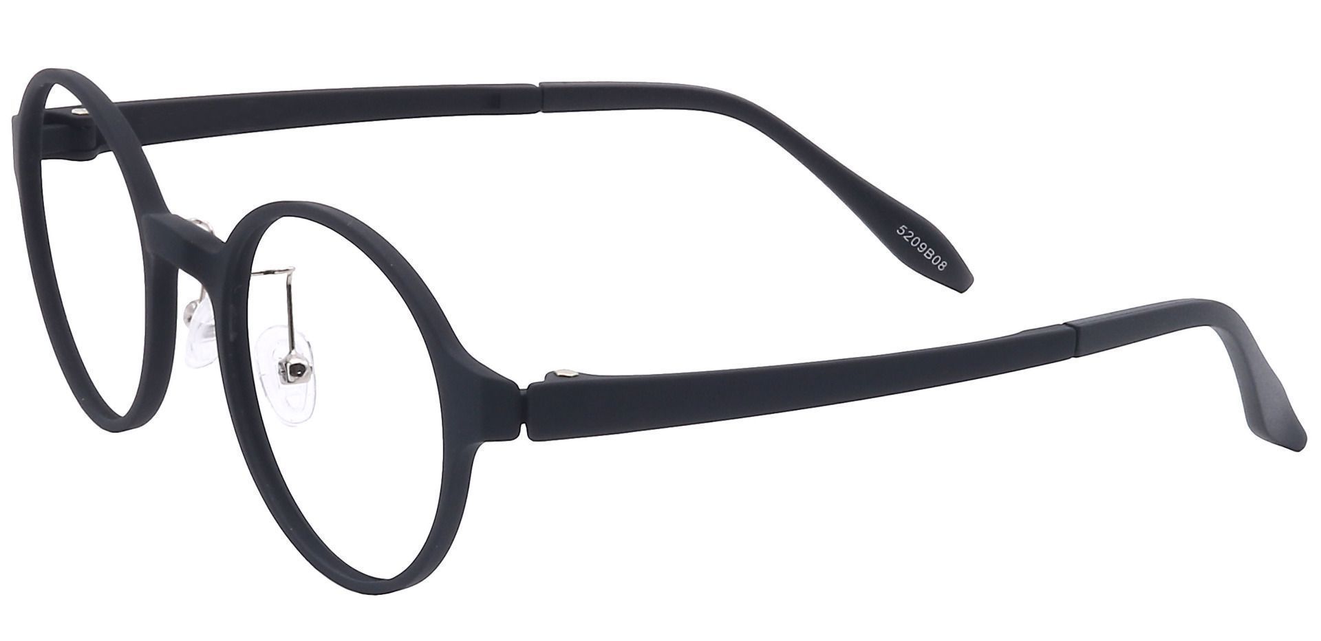 Freddie Oval Prescription Glasses - Black