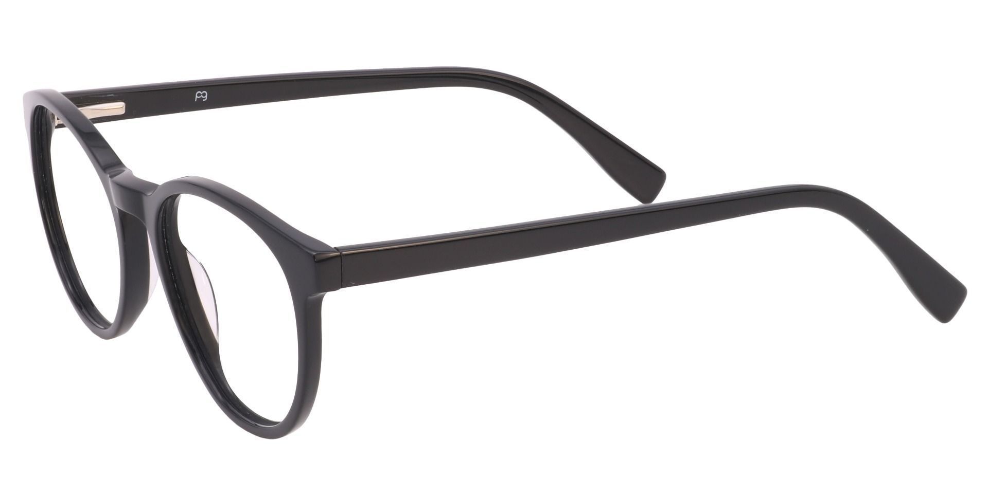 Stellar Oval Progressive Glasses - Black