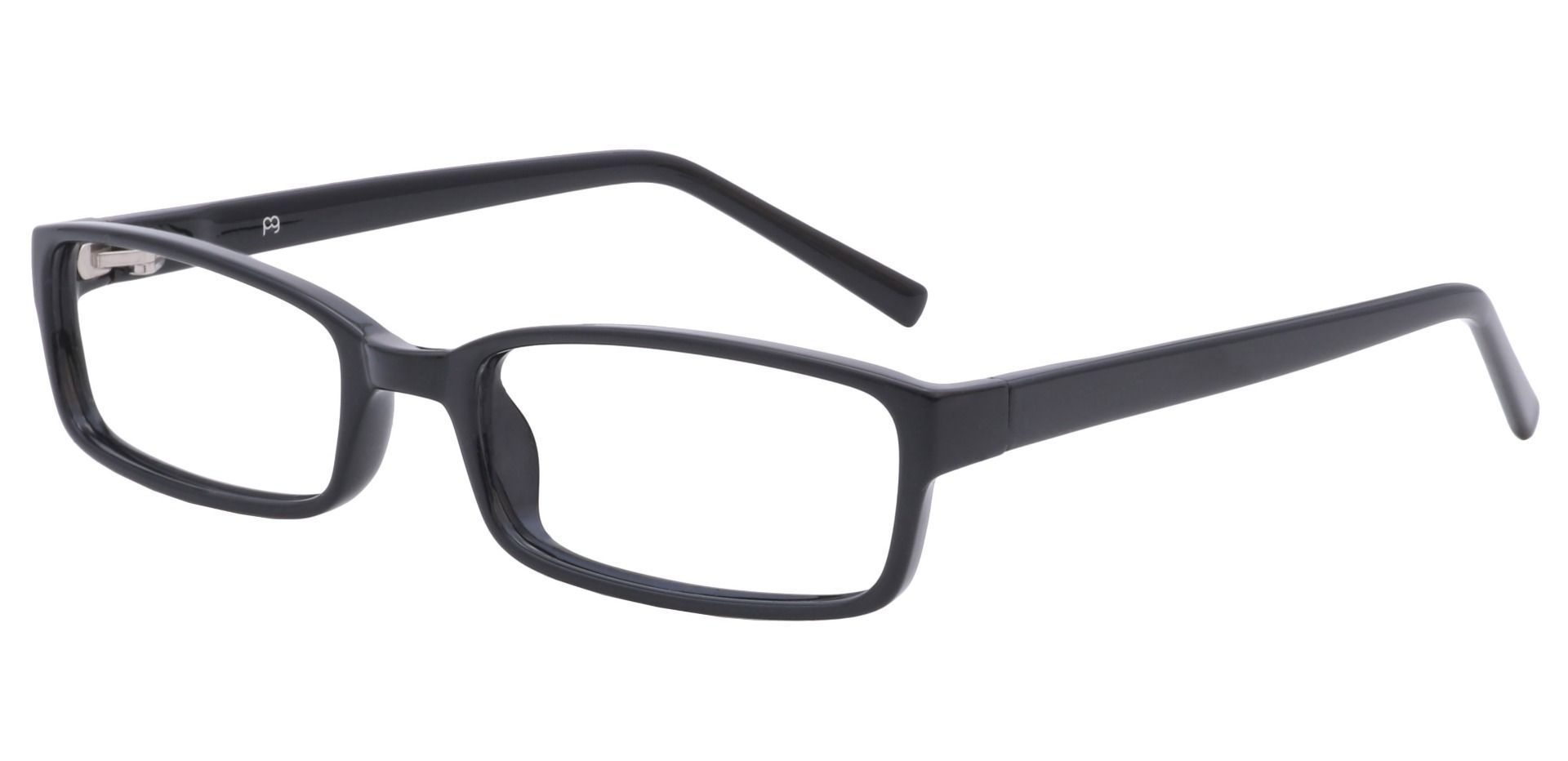 Sanford Rectangle Single Vision Glasses - Black