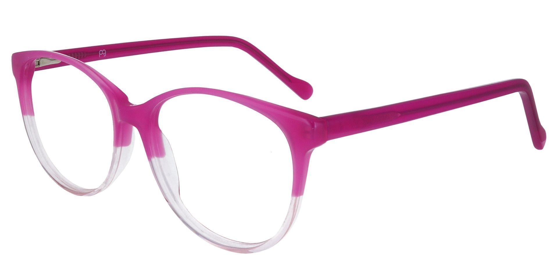 Genovia Oval Prescription Glasses - Pink